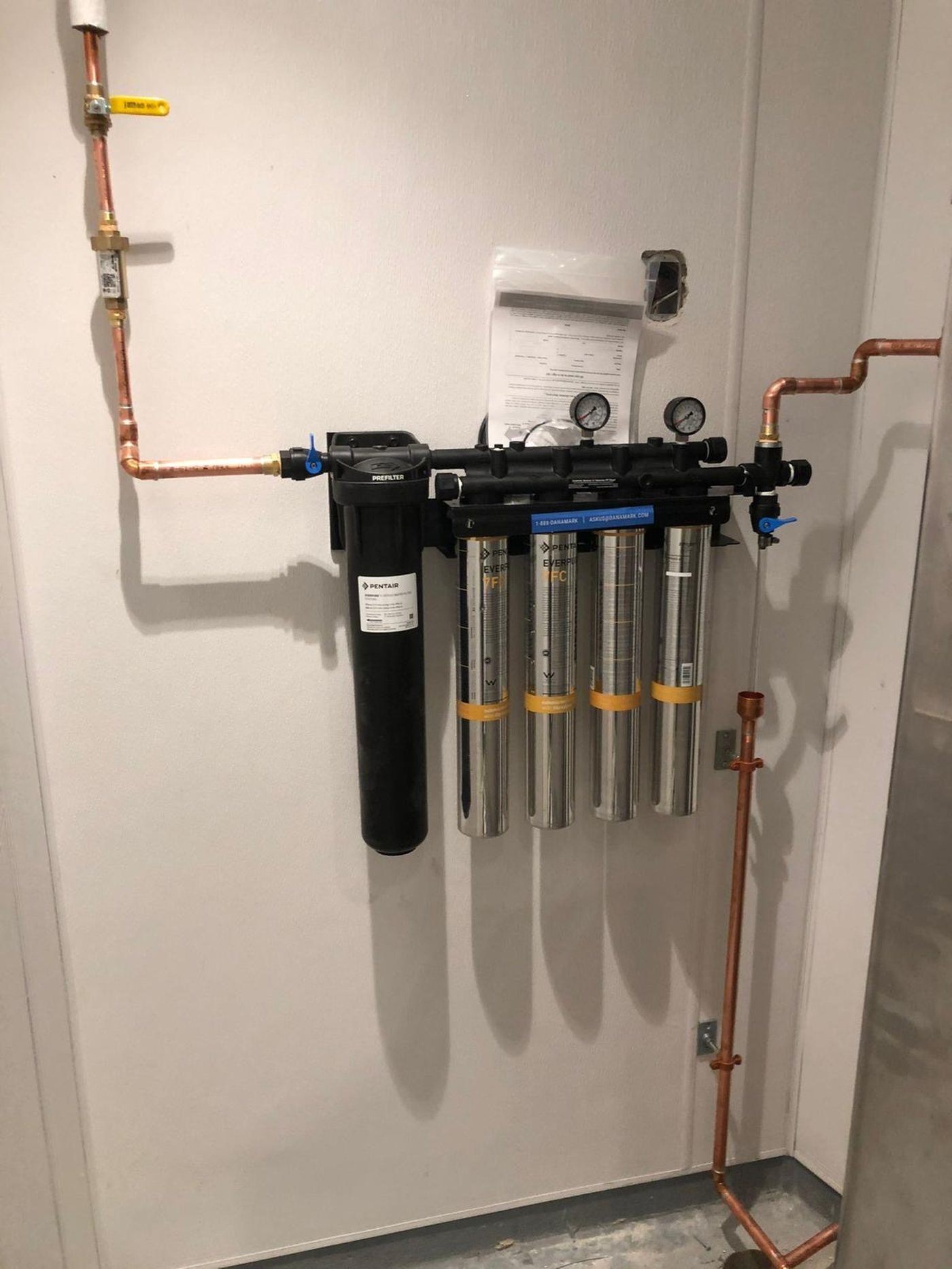 Commercial water filtration