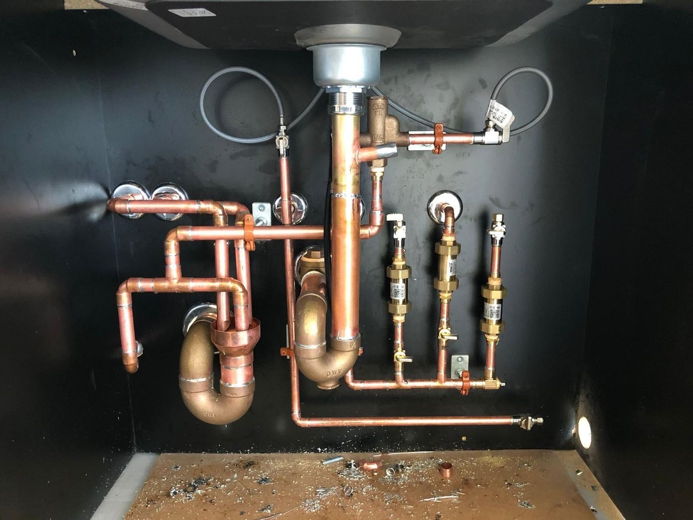Fixture rough-in & valves